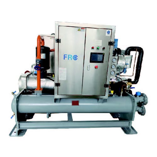 Máy làm lạnh trung–hạ nhiệt trục vít giải nhiệt nước
